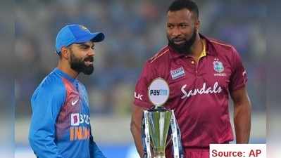 Wankhede T20లో వెస్టిండీస్ ఫీల్డింగ్.. భారత జట్టులో రెండు మార్పులు