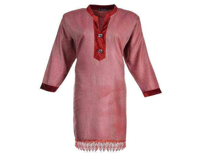 Womens Woollen Regular Fit Kurta