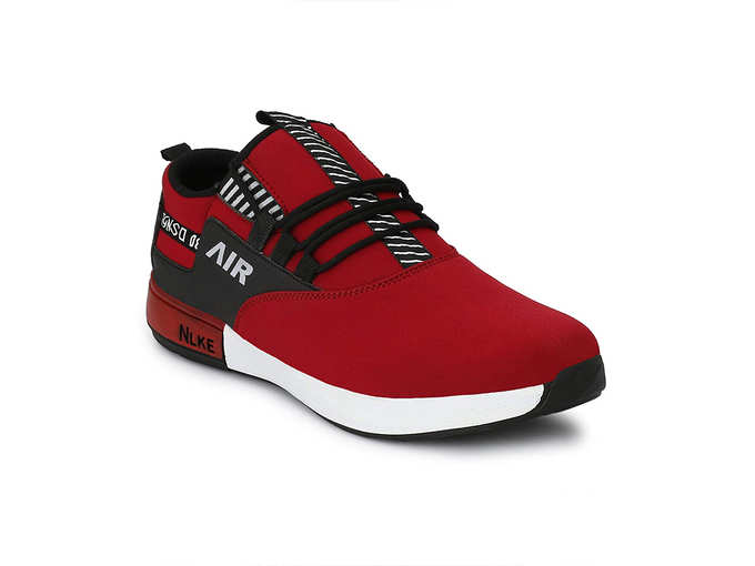 Mens Synthetic Leather and Fabric Casual Shoes