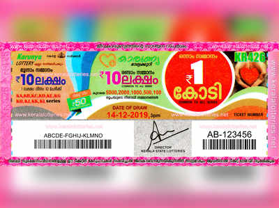 KR 426 Lottery: കാരുണ്യ  ലോട്ടറി നറുക്കെടുപ്പ് ഇന്ന് മൂന്ന് മണിയ്‍ക്ക്