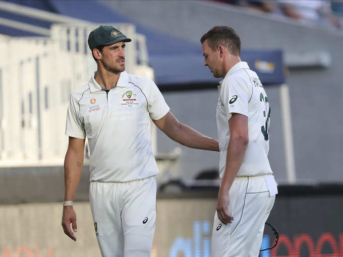 starc with hazlewood