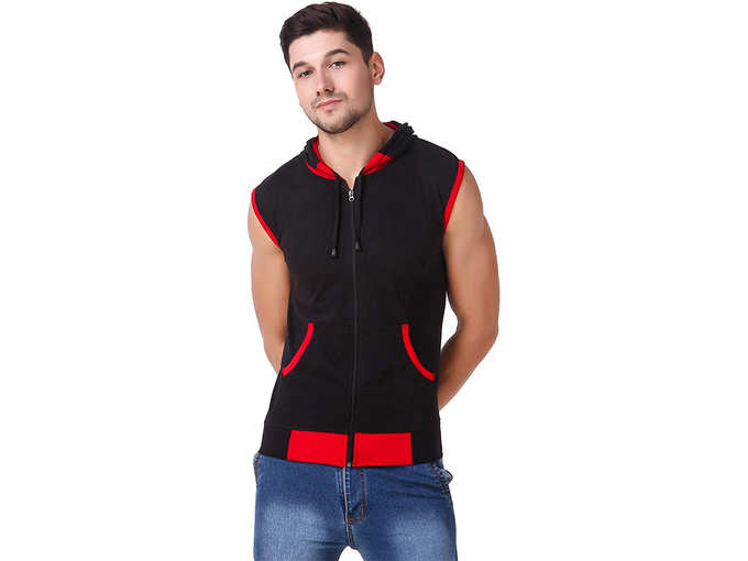 LIFEIDEA Mens Sleeveless Vest Round Neck