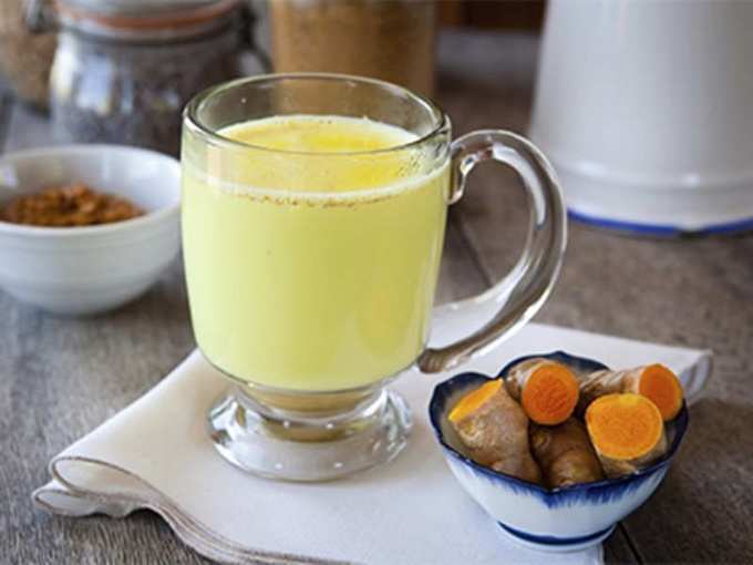 Turmeric milk to treat allergy