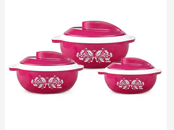 Cello Hot Serve Plastic Casserole Set