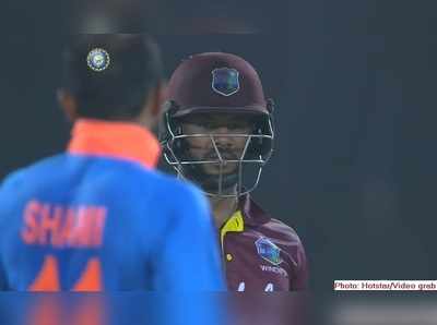 IND vs WI: హా బౌన్సర్.. అయితే ఏంటి..? వైజాగ్ వన్డేలో హోప్‌పై షమీ కవ్వింపులు