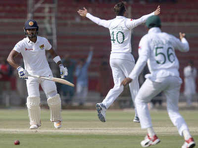 पाकिस्तान के खिलाफ चंडीमल के अर्धशतक से श्रीलंका को बढ़त