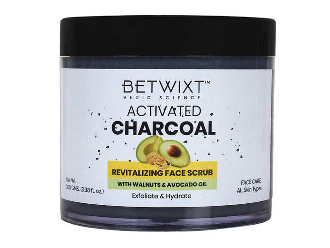 Betwixt Activated Charcoal Revitalising Face Scrub, 100 Gm