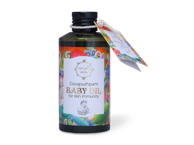 Natures Veda Dasapushpam Baby Oil