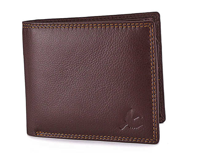 Mens Brown Stella Genuine Leather RFID Blocking Wallet