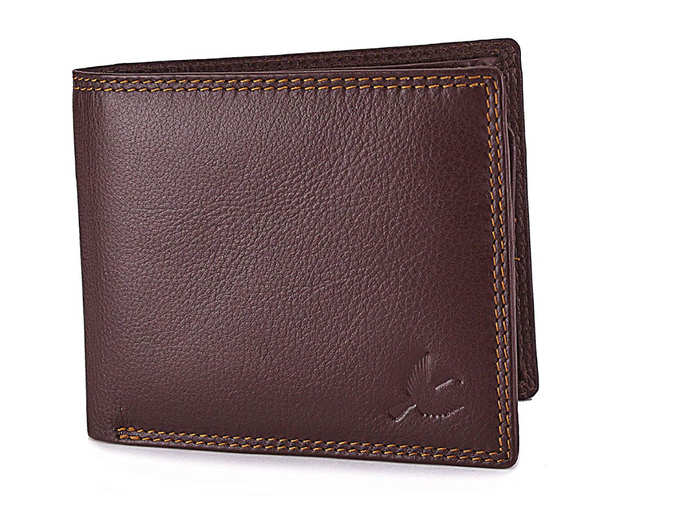 Men&#39;s Brown Stella Genuine Leather RFID Blocking Wallet