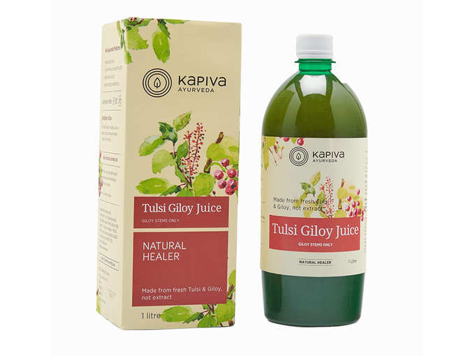 Kapiva 100% Natural Tulsi Giloy Juice - Herbal Detox