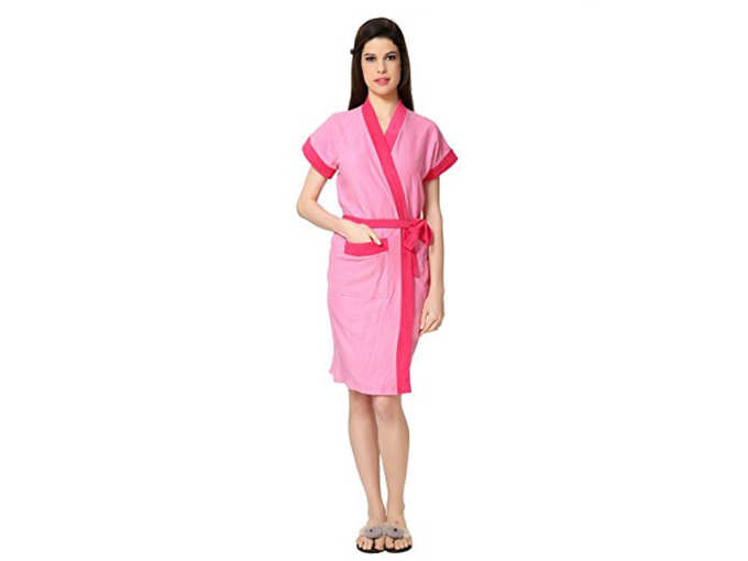 Terry Cotton Double Shaded Bathrobe