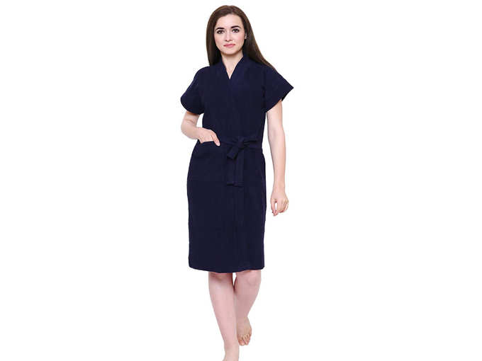 Secret Wish Womens Towel Bathrobe