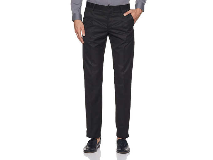 Excalibur by Unlimited Men&#39;s Relaxed Fit Formal Trousers