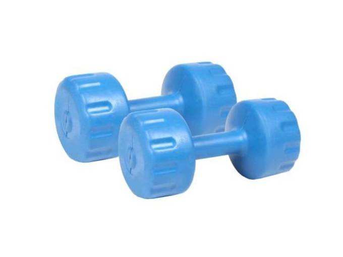 Body Maxx 77097 Plastic Dumbbell Set, 3Kg Pack of 2