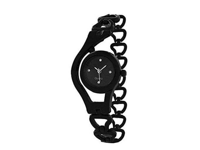 Analogue Black Dial Watch for Women