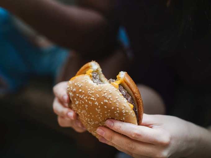 How to eat a burger