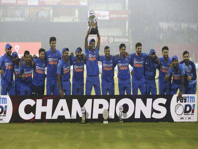 वनडे में टीम इंडिया का परचम