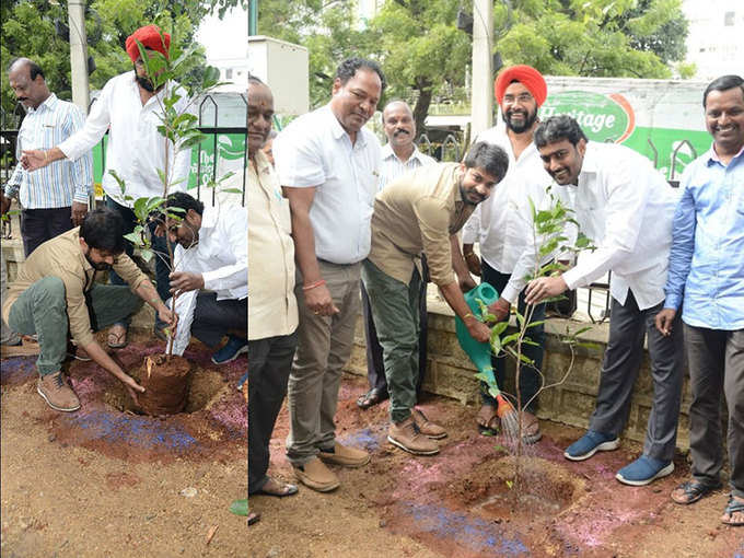 మొక్కలు నాటుతోన్న హీరో సందీప్ మాధవ్