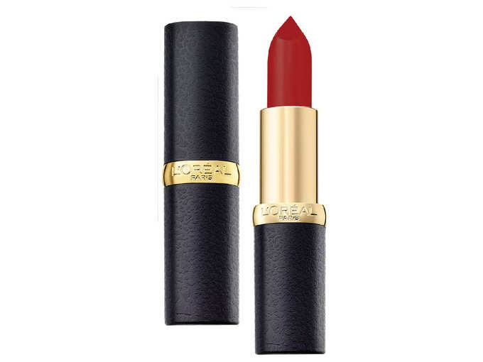 Roll over image to zoom in L&#39;Oreal Paris Color Riche Moist Matte Lipstick, 238 Rouge Defilie, 3.7g