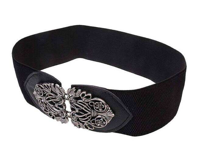 Women&#39;s leather stretch belt