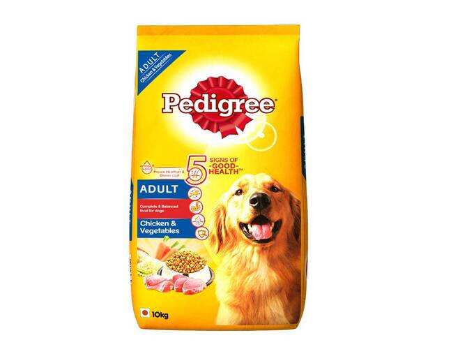 Pedigree Adult Dry Dog Food, Chicken &amp; Vegetables, 10kg Pack