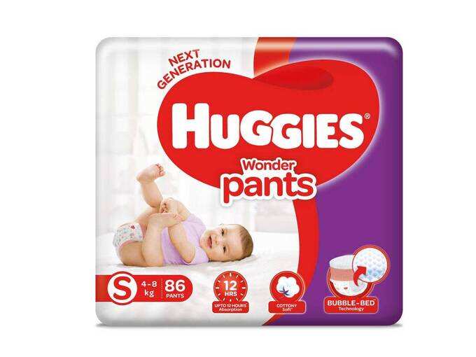 Huggies Wonder Pants Diapers, Small (Pack of 86)