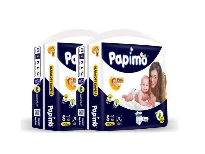 Papimo Diapers Pants with Aloe Vera Monthly Box Pack