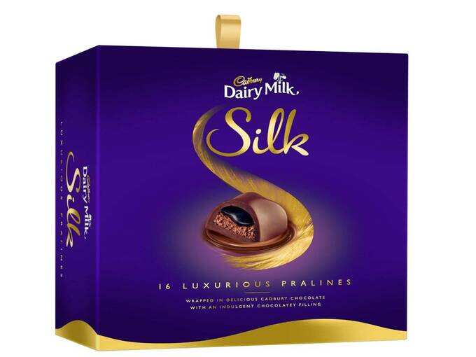 Cadbury Dairy Milk Silk Pralines Chocolate Gift Box, 160g