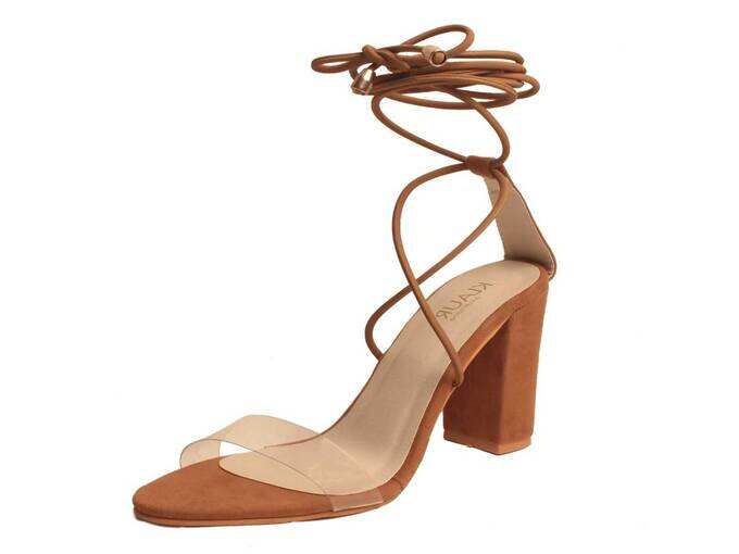 Klaur Melbourne Women Block Heel 3.5 Inch Sanda