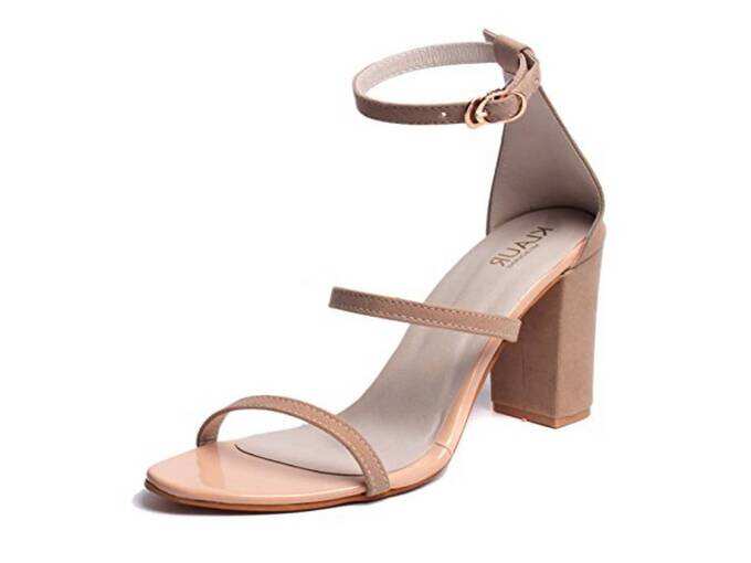 Klaur Melbourne Women&#39;s 3.5 Inchs Block Heel Sandal