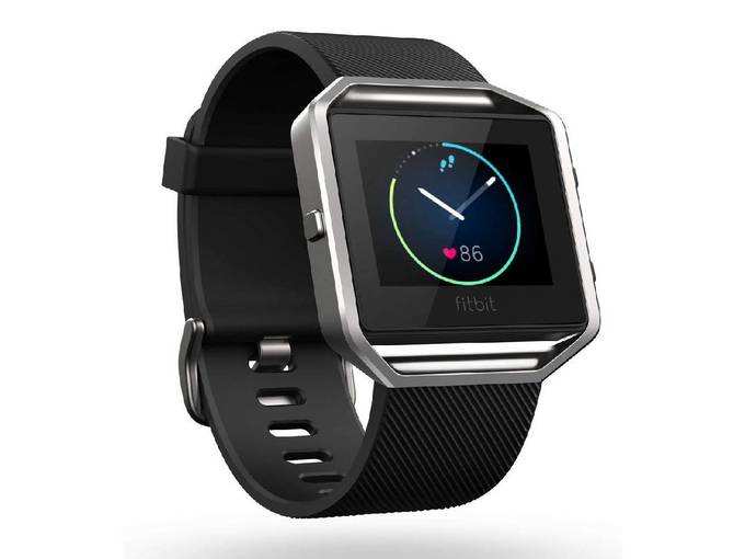 Fitbit Blaze Smart Fitness Watch, Small (Black/Silver)