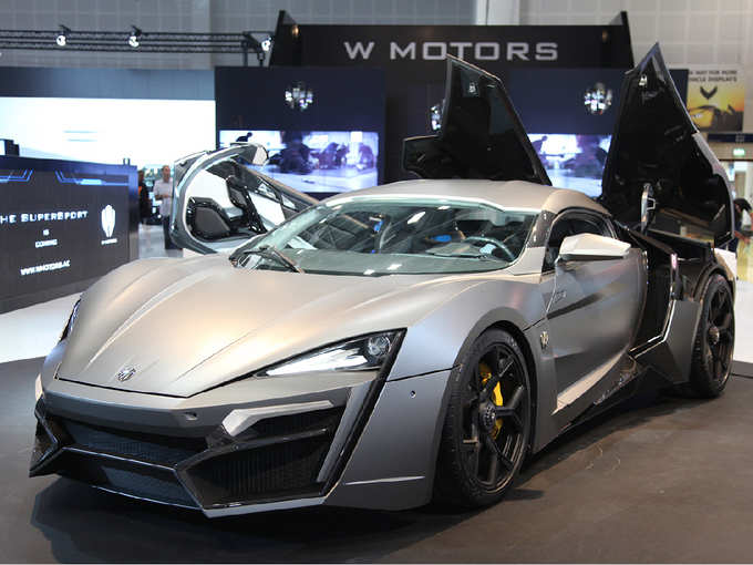 8. ലൈക്കൻ ഹൈപ്പർസ്‌പോർട്ട് (Lykan Hypersport) - 24 കോടി