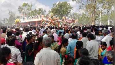 ಕಸ್ತೂರುದೊಡ್ಡಮ್ಮ ತಾಯಿ ಜಾತ್ರೆಗೆ ಭಕ್ತರ ದಂಡು