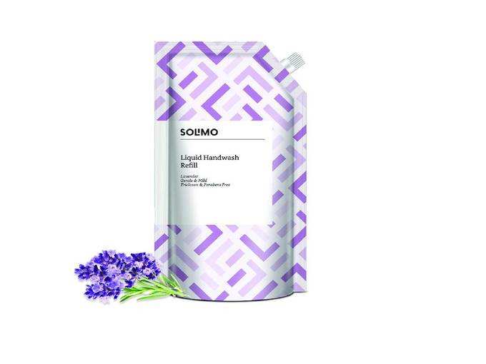 Solimo Handwash Liquid Refill, Lavender - 750 ml