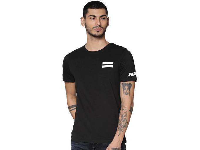 Jack & Jones Mens Printed Slim fit T-Shirt