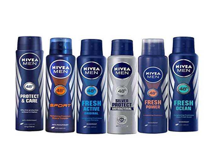 Nivea Deodorants for Men - Pack of 6