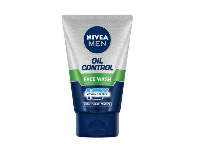 NIVEA MEN Face Wash, Oil Control, 10x Vitamin C, 50ml