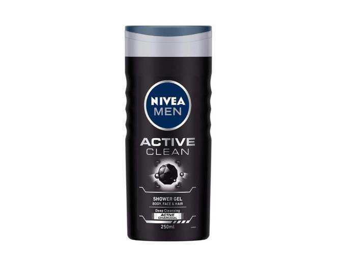 NIVEA MEN Shower Gel, Active Clean Body Wash