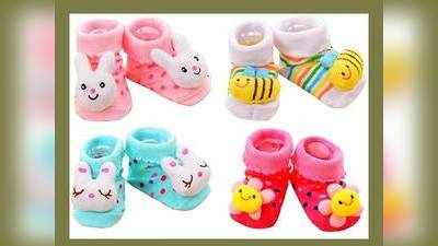 रंग बिरंगे और प्यारे Baby Shoes डिस्काउंट पर खरीदें Amazon से