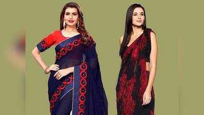 खूबसूरत डिजाइनर Party wear sarees पर Amazon दे रहा है हैवी डिस्काउंट, जल्दी कीजिए