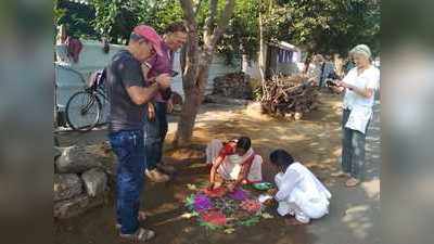 ಕೊಪ್ಪಳ ಆನೆಗೊಂದಿ ಉತ್ಸವ: ಹಿಂದೂ, ಮುಸ್ಲಿಂ, ಕ್ರೈಸ್ತರ ಮನೆಗಳ ಮುಂದೆ ರಂಗವಲ್ಲಿಯ ಮೆರಗು