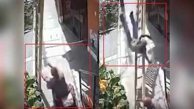 Viral Video : ಅಜ್ಜನ ಕಿತಾಪತಿಗೆ 30 ಅಡಿ ಎತ್ತರದಿಂದ ಬಿದ್ದ ಪೇಂಟರ್...!