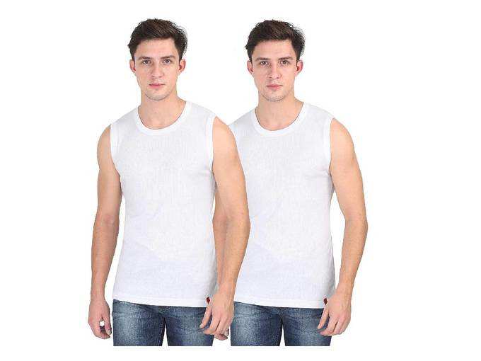 SOLO Men’s Round Neck Cotton Muscle Tee