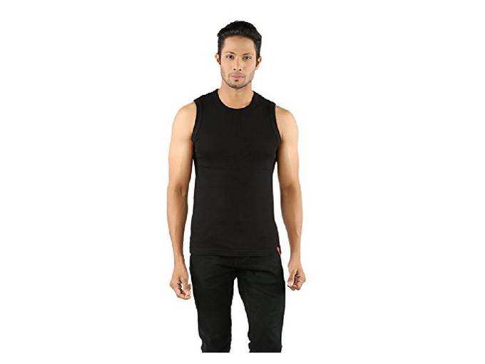 SOLO Men’s Designer Round Neck Cotton Muscle Tee