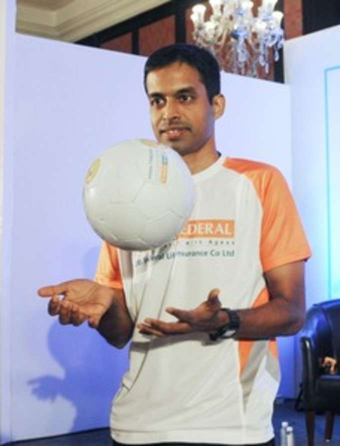 Mumbai: Indian national badminton coach Pullela Gopichand at the launch of Foot...