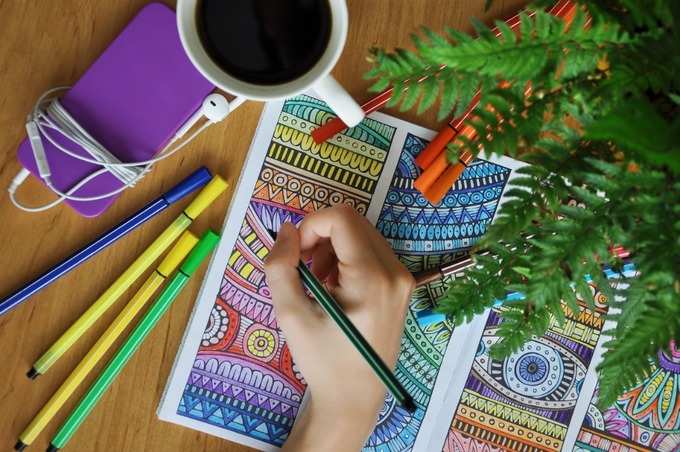 adult colouring books