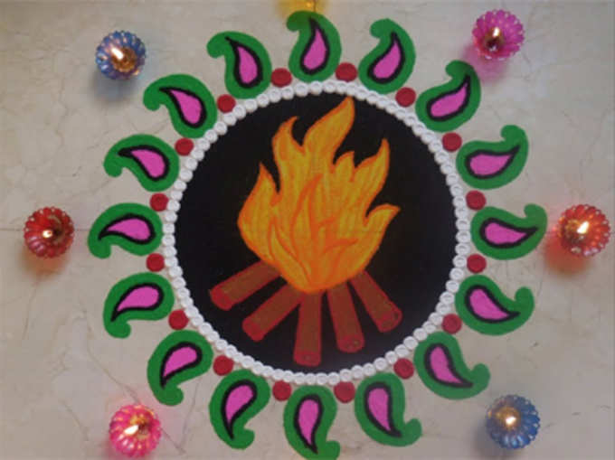 makar sankranti rangoli