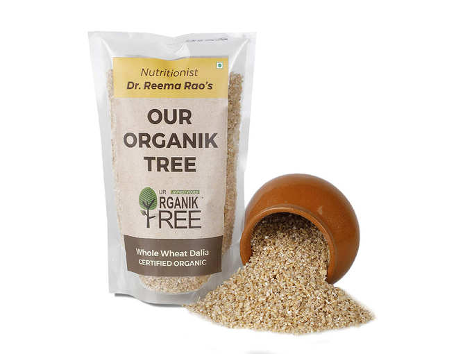 Our Organik Tree ORGANIC Whole Wheat Dalia / Daliya / Cracked Wheat 450gms