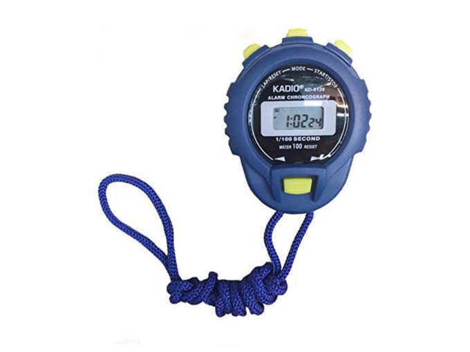 NTech Chronograph Digital Timer Stopwatch Step Counter Odometer Watch Alarm for Sports